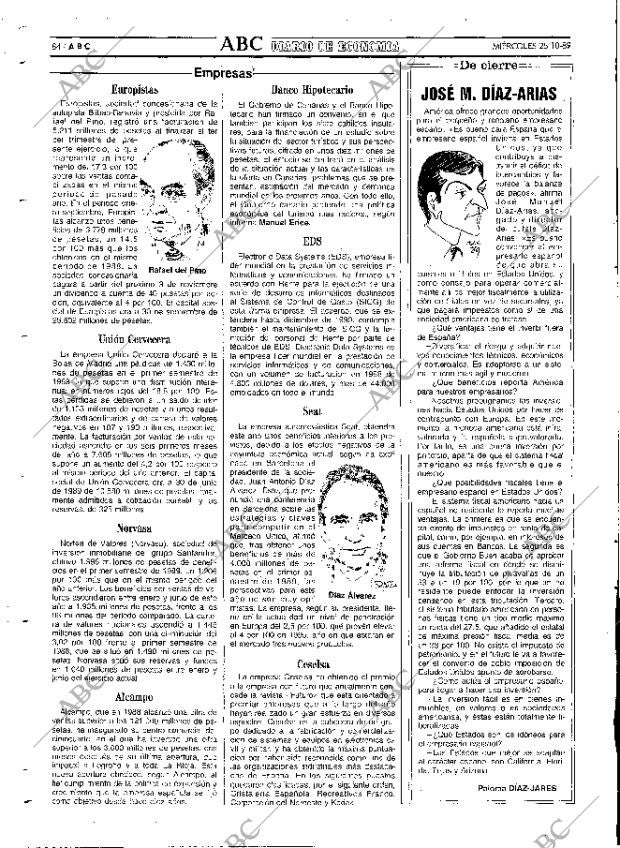 ABC MADRID 25-10-1989 página 84
