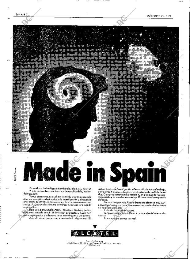 ABC MADRID 25-10-1989 página 86