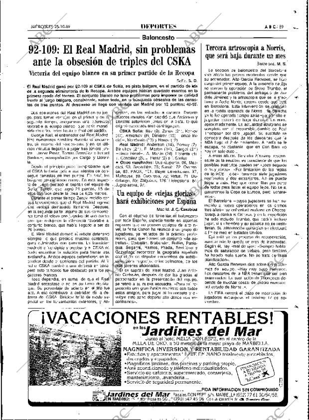 ABC MADRID 25-10-1989 página 89