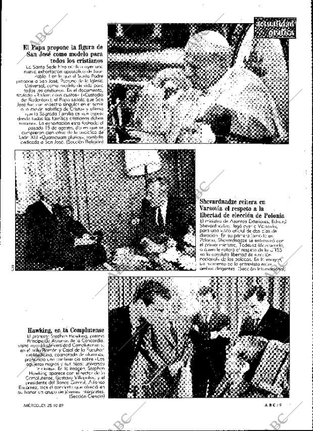 ABC MADRID 25-10-1989 página 9