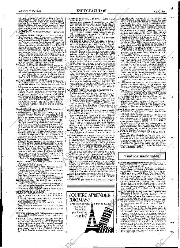 ABC MADRID 25-10-1989 página 99