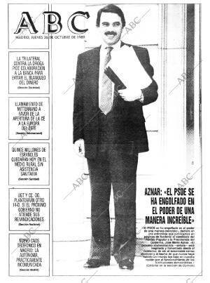 ABC MADRID 26-10-1989 página 1