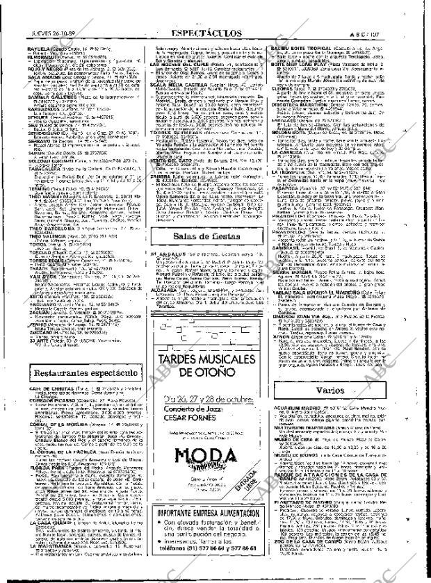 ABC MADRID 26-10-1989 página 107