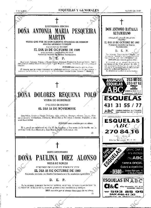 ABC MADRID 26-10-1989 página 110
