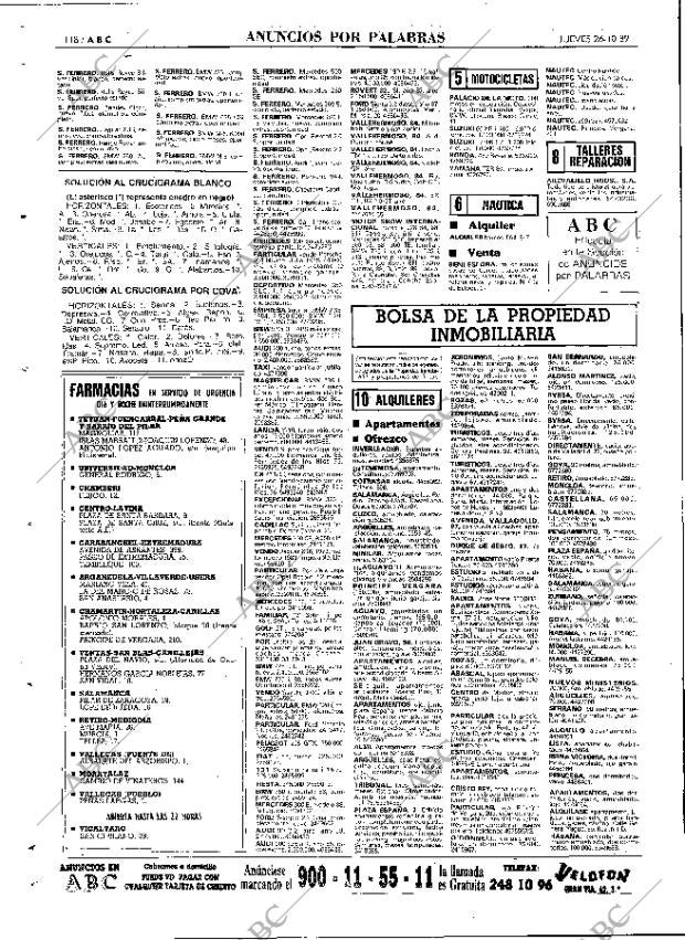 ABC MADRID 26-10-1989 página 118