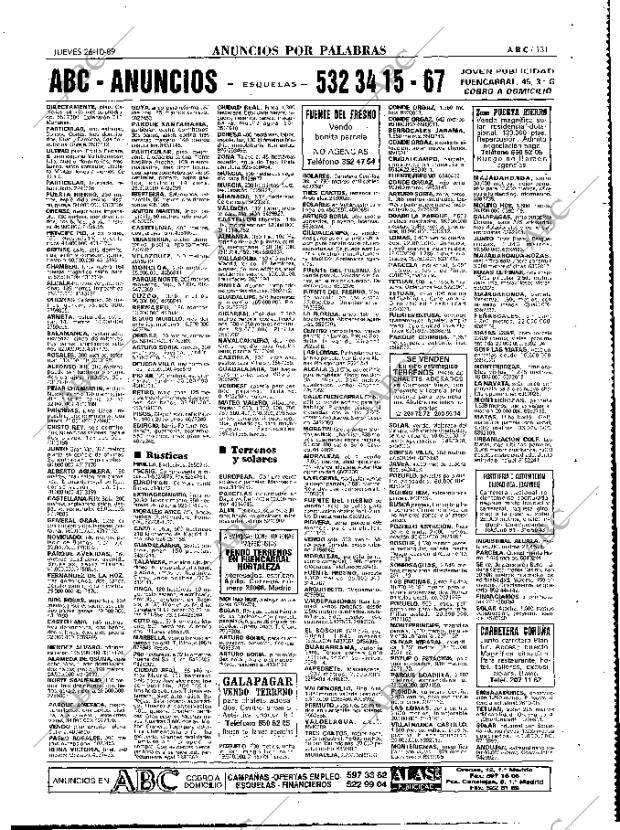 ABC MADRID 26-10-1989 página 131