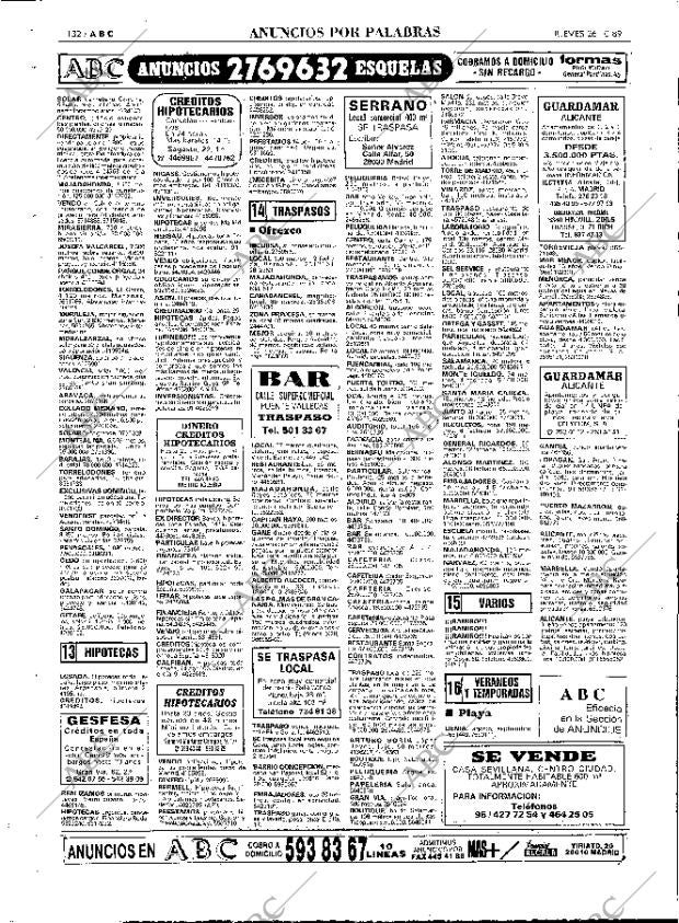 ABC MADRID 26-10-1989 página 132