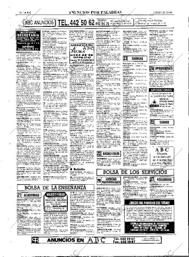 ABC MADRID 26-10-1989 página 134