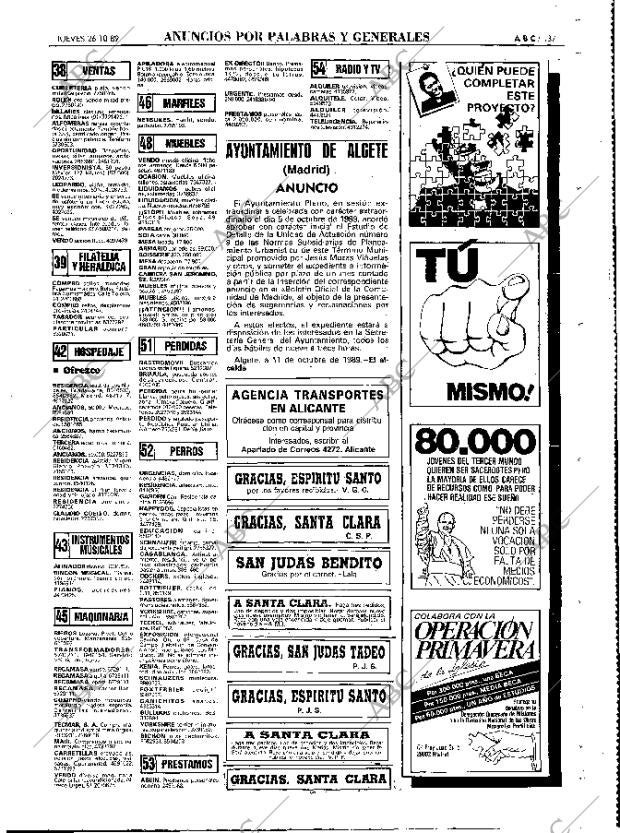 ABC MADRID 26-10-1989 página 137