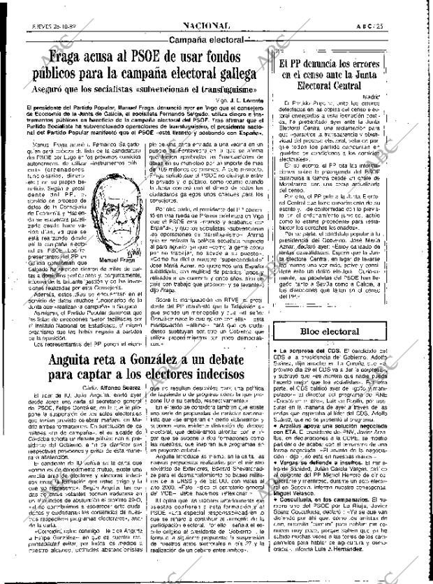 ABC MADRID 26-10-1989 página 25