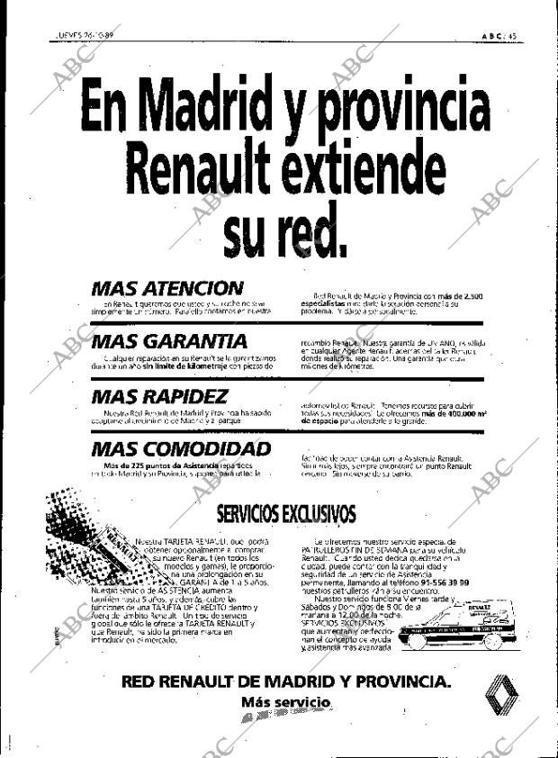 ABC MADRID 26-10-1989 página 45
