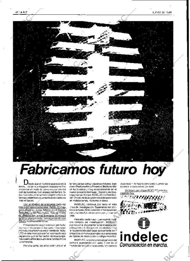 ABC MADRID 26-10-1989 página 48