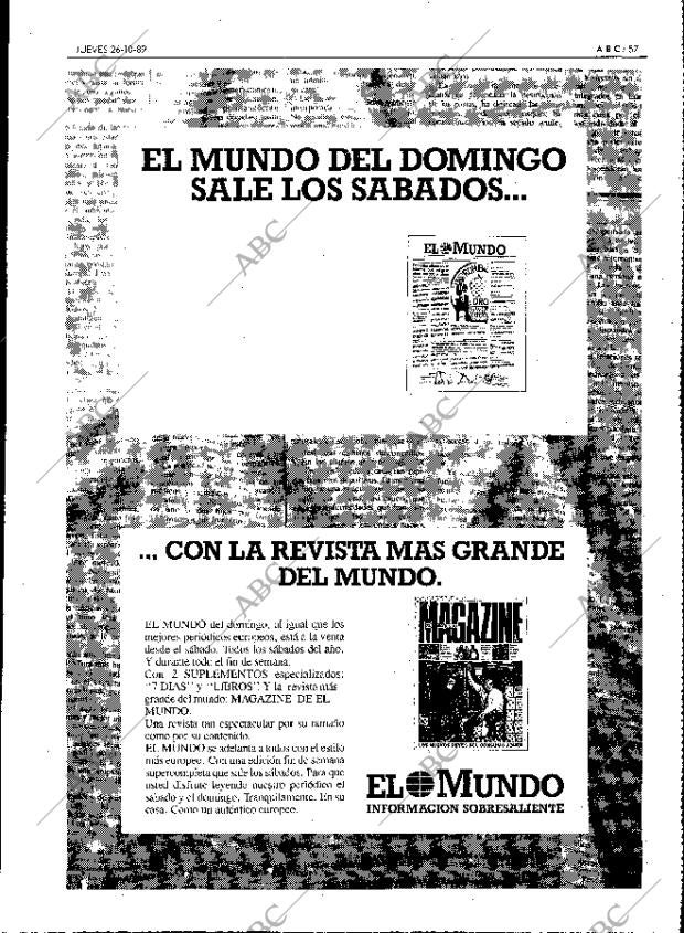 ABC MADRID 26-10-1989 página 57
