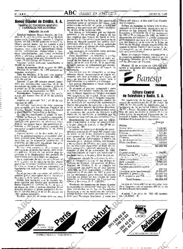 ABC MADRID 26-10-1989 página 64