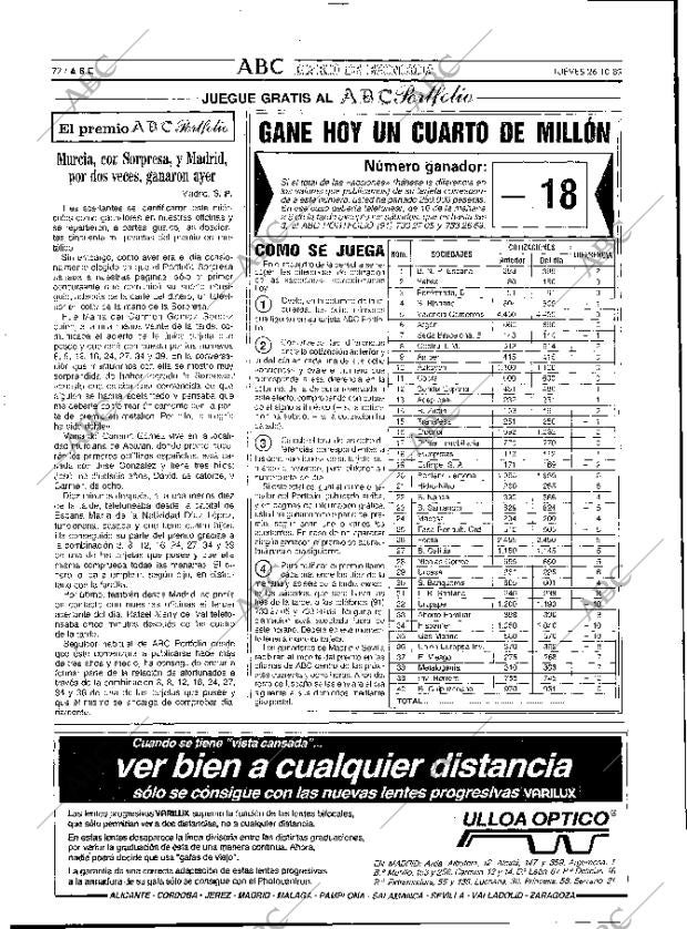 ABC MADRID 26-10-1989 página 72