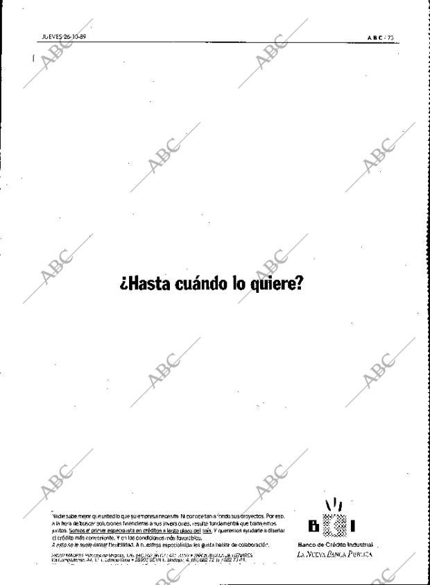 ABC MADRID 26-10-1989 página 73