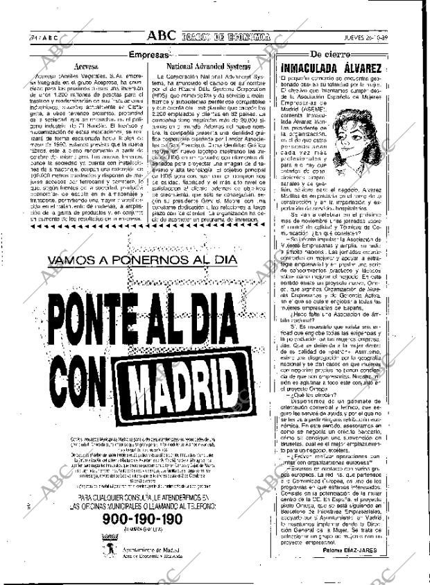 ABC MADRID 26-10-1989 página 74