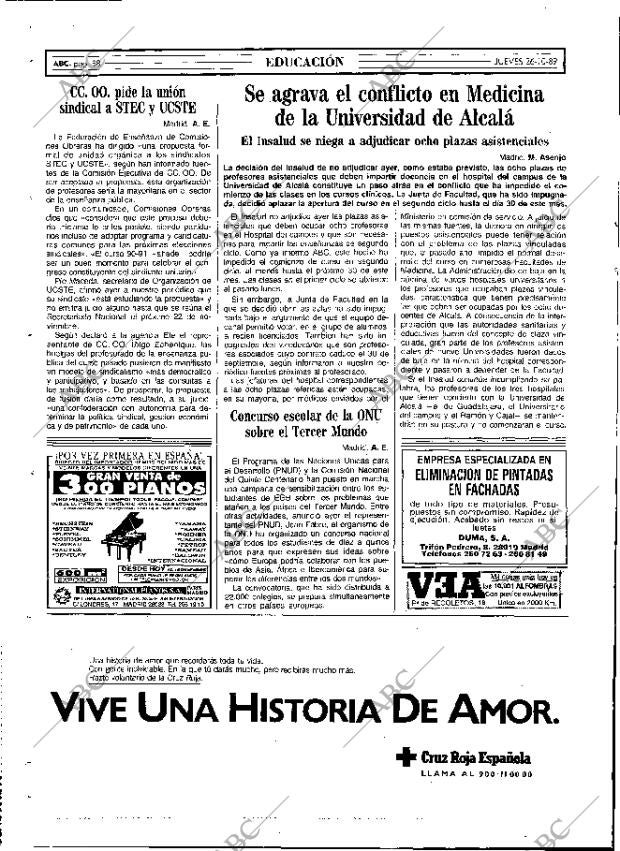 ABC MADRID 26-10-1989 página 88