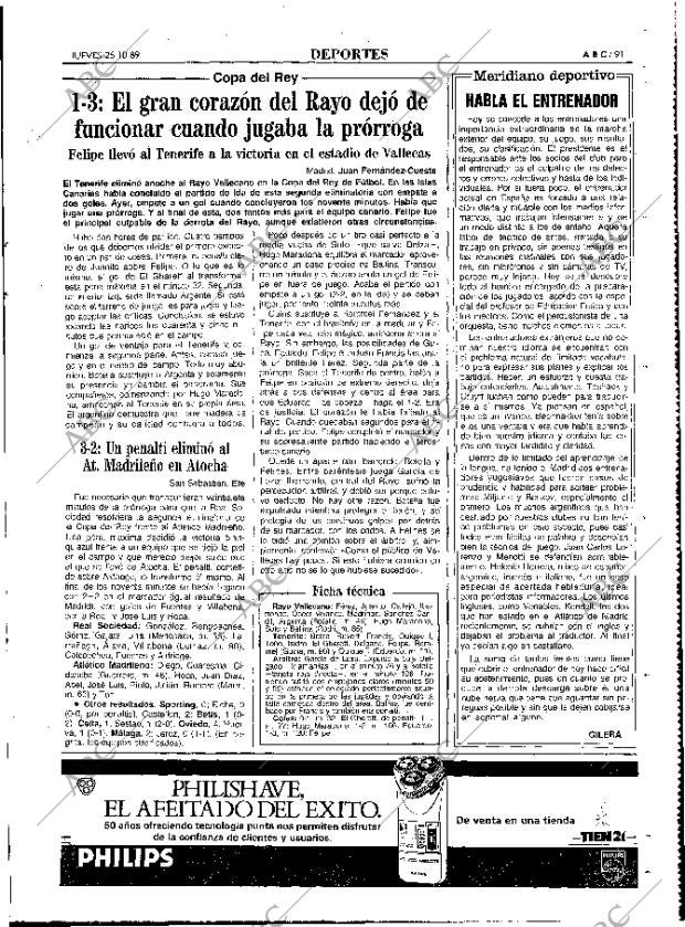 ABC MADRID 26-10-1989 página 91