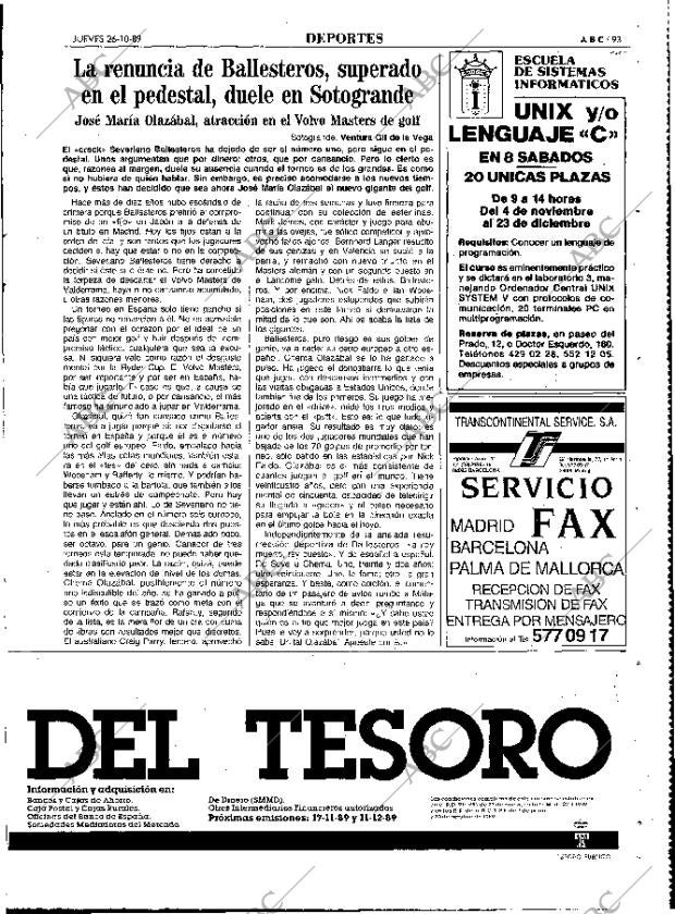 ABC MADRID 26-10-1989 página 93