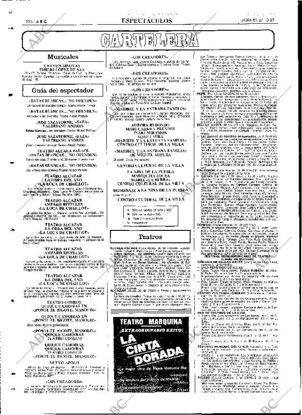ABC MADRID 27-10-1989 página 100