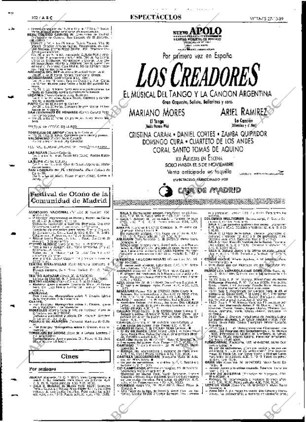 ABC MADRID 27-10-1989 página 102
