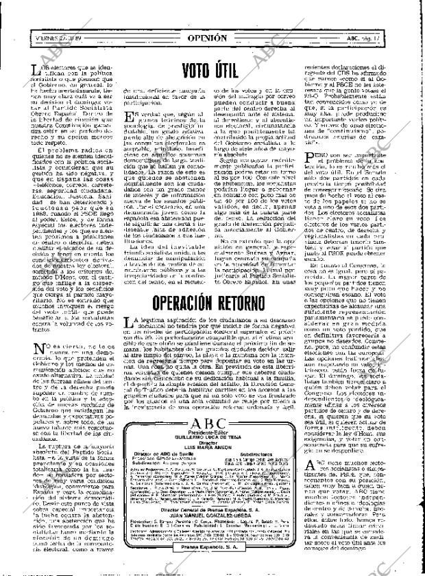 ABC MADRID 27-10-1989 página 17