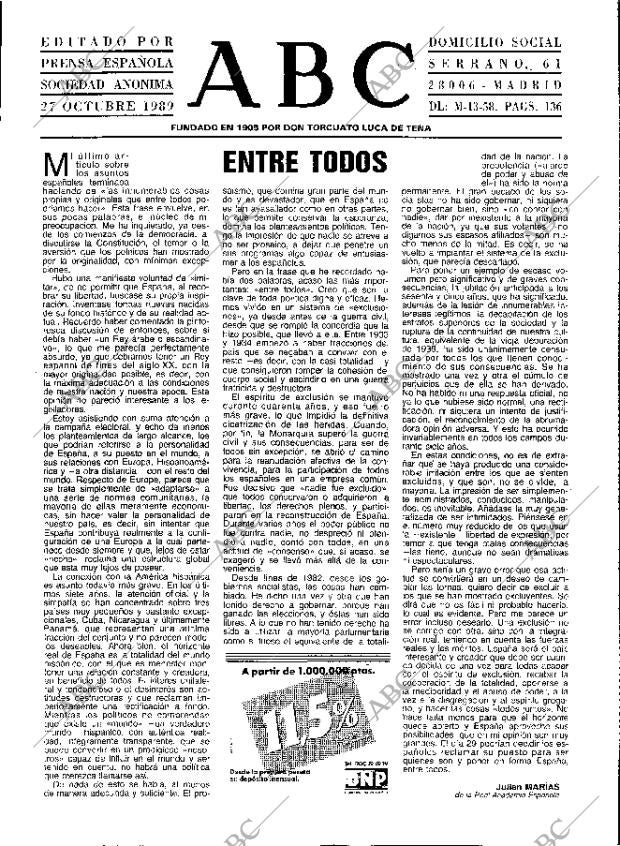 ABC MADRID 27-10-1989 página 3