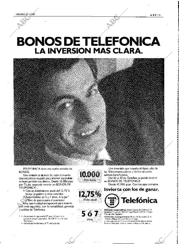 ABC MADRID 27-10-1989 página 31