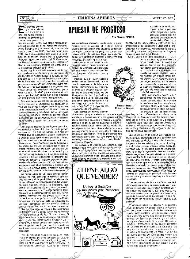 ABC MADRID 27-10-1989 página 32