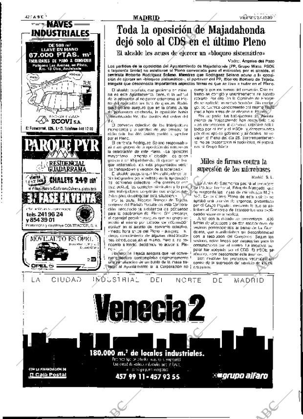 ABC MADRID 27-10-1989 página 42
