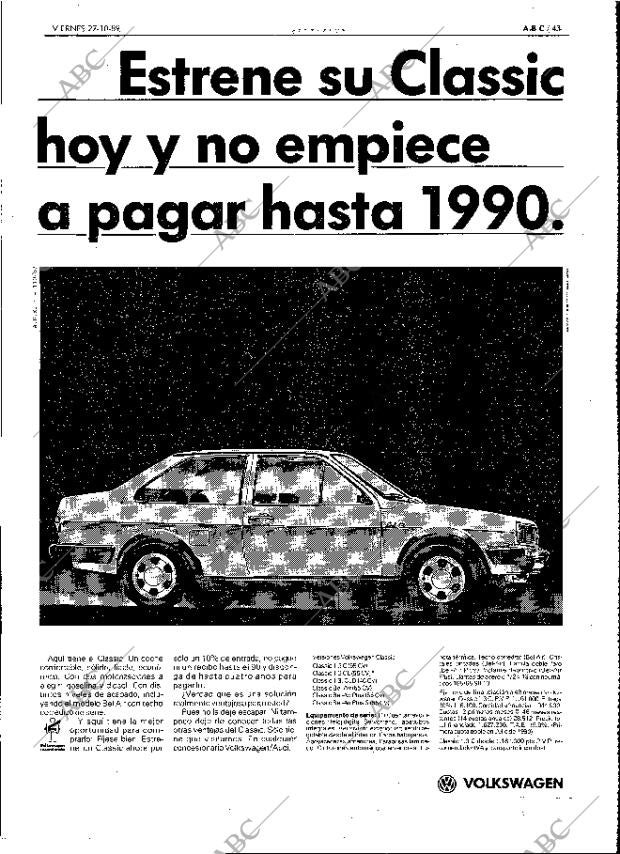 ABC MADRID 27-10-1989 página 43