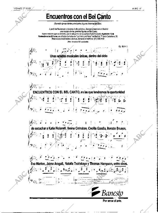 ABC MADRID 27-10-1989 página 61