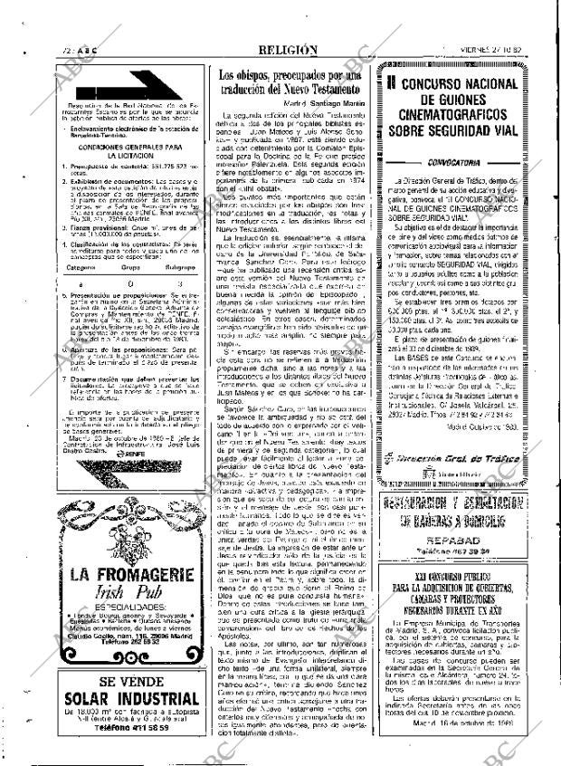 ABC MADRID 27-10-1989 página 72