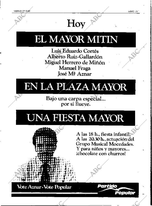 ABC MADRID 27-10-1989 página 73