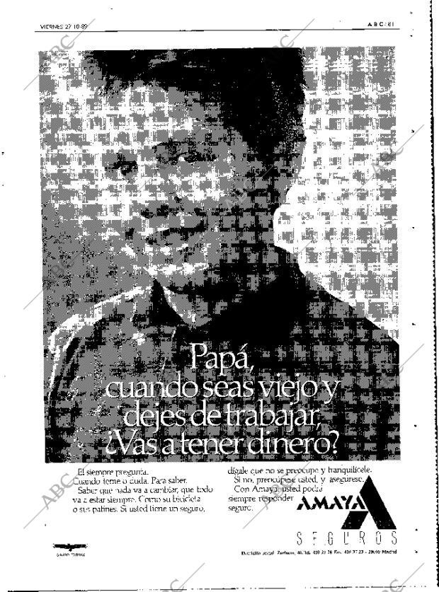 ABC MADRID 27-10-1989 página 81