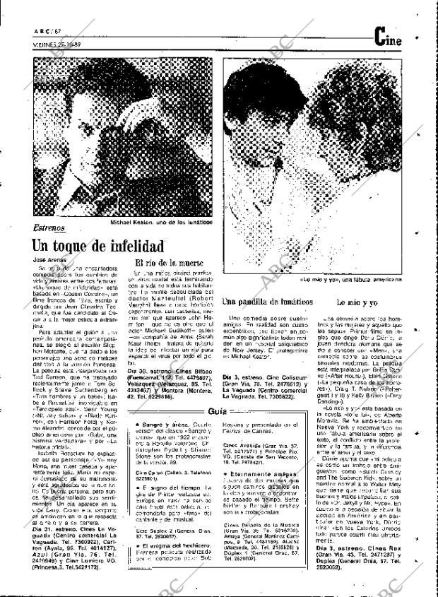 ABC MADRID 27-10-1989 página 87