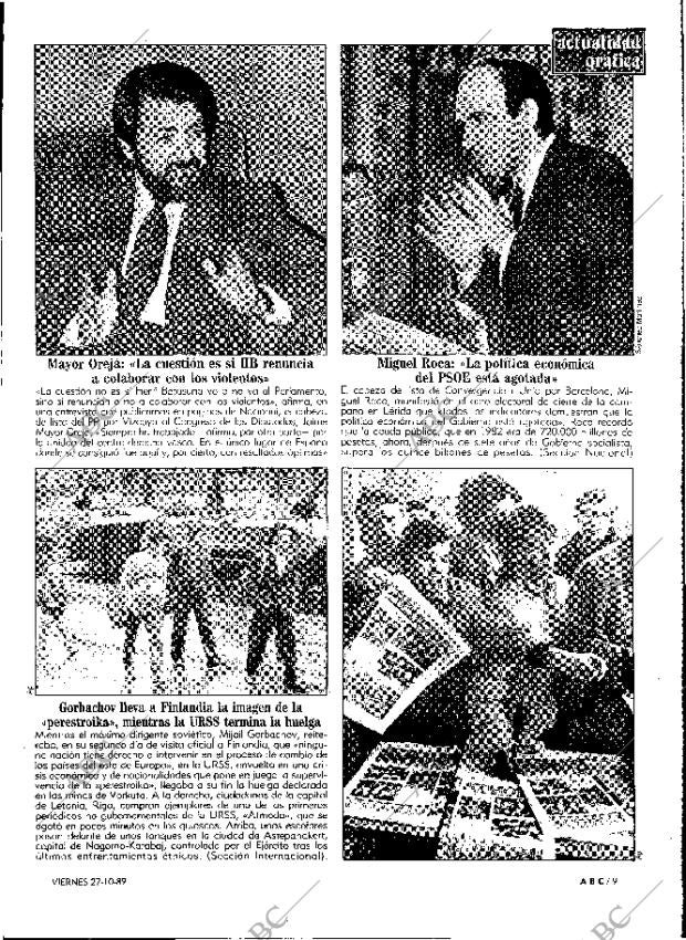 ABC MADRID 27-10-1989 página 9