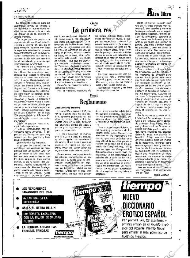 ABC MADRID 27-10-1989 página 95