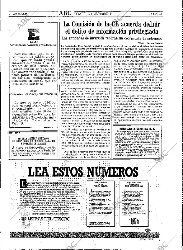 ABC MADRID 30-10-1989 página 61