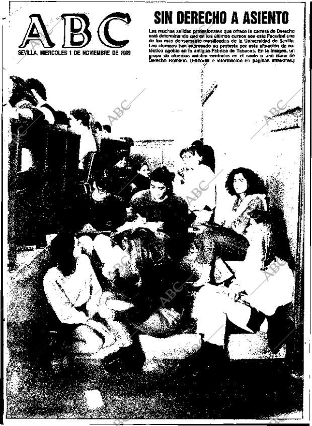ABC SEVILLA 01-11-1989 página 1