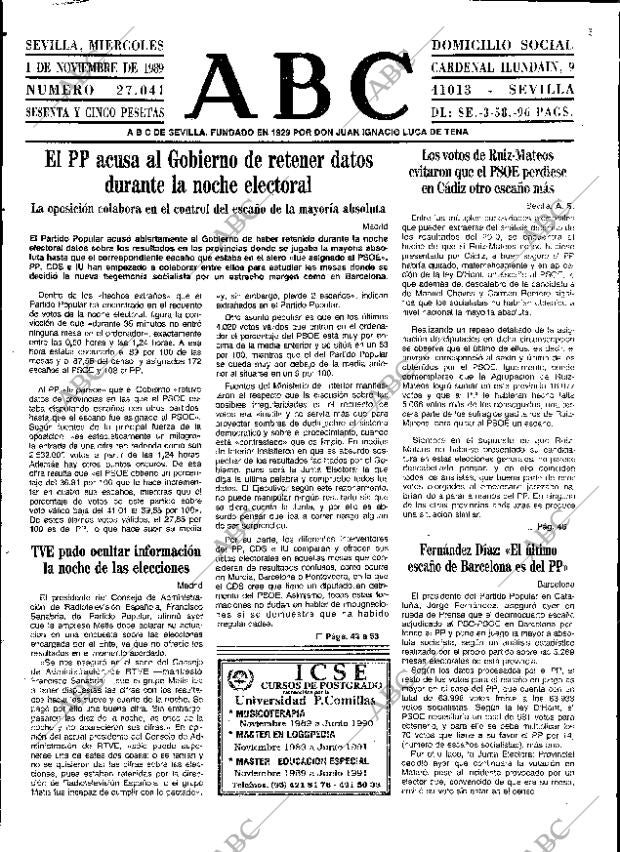 ABC SEVILLA 01-11-1989 página 13