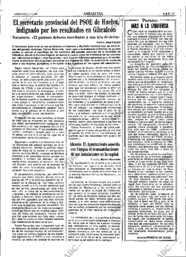 ABC SEVILLA 01-11-1989 página 33