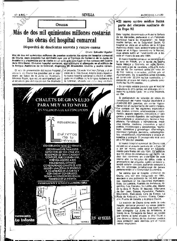ABC SEVILLA 01-11-1989 página 42