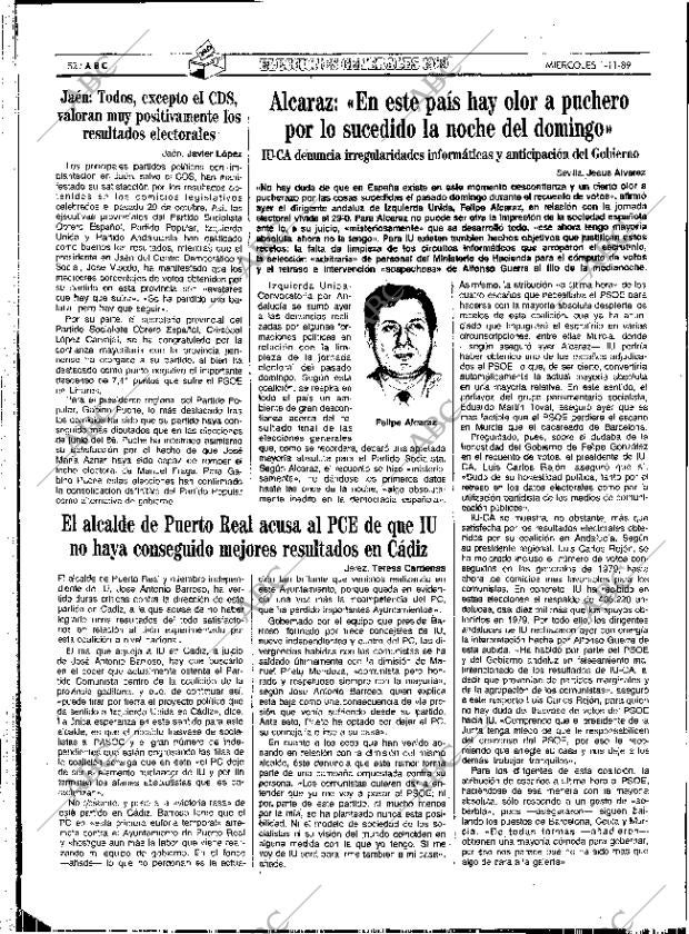 ABC SEVILLA 01-11-1989 página 52