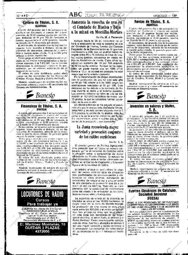 ABC SEVILLA 01-11-1989 página 58