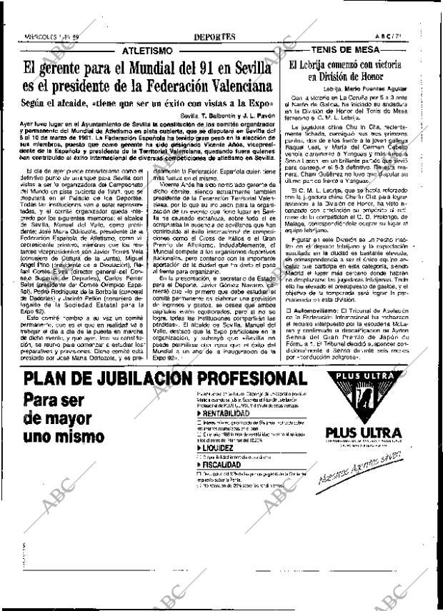 ABC SEVILLA 01-11-1989 página 71