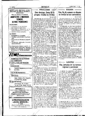ABC SEVILLA 01-11-1989 página 72