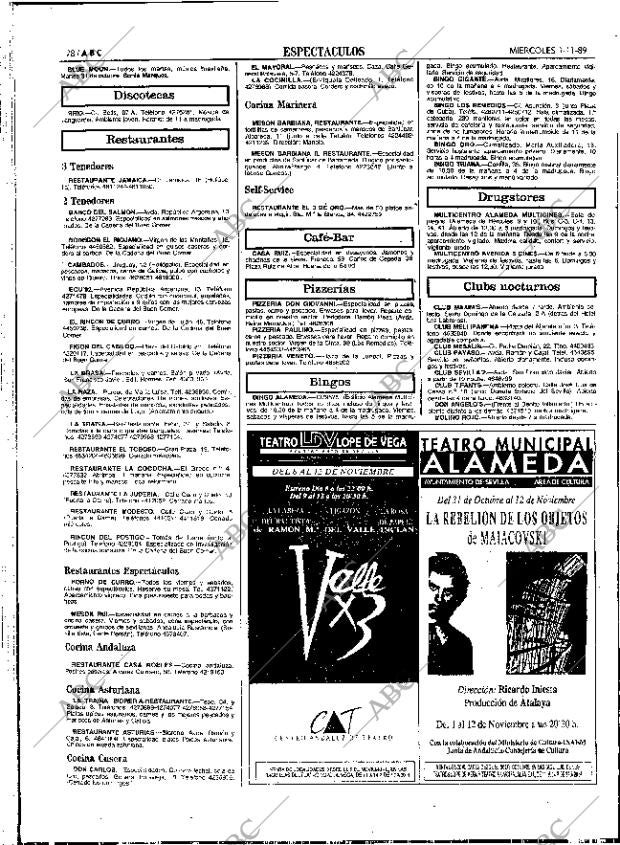 ABC SEVILLA 01-11-1989 página 78