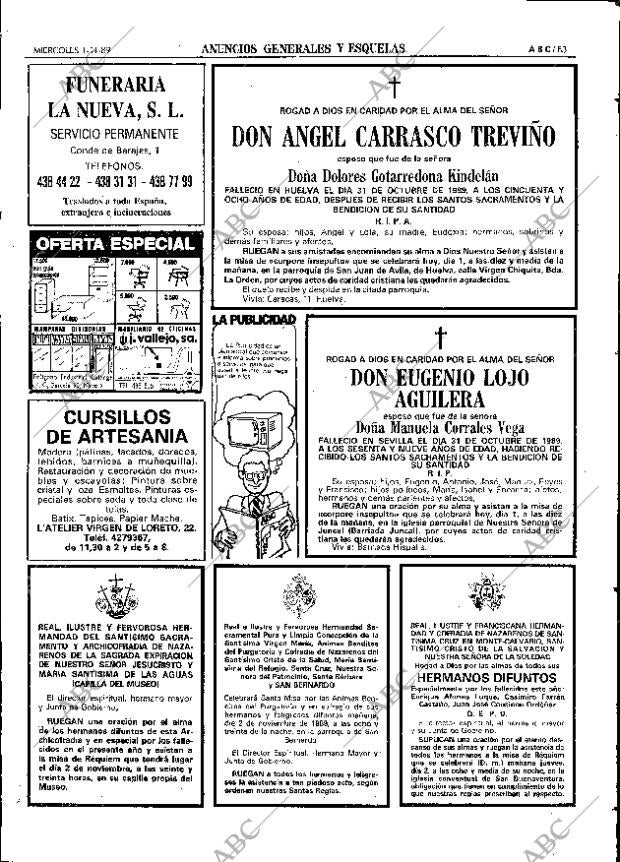 ABC SEVILLA 01-11-1989 página 83